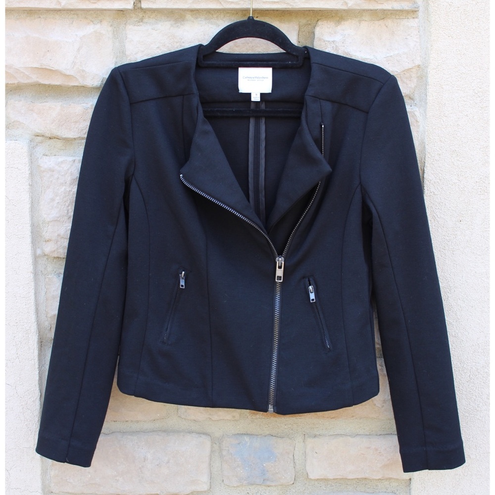 Catherine Malandrino Runway Style Zip Front Jacket